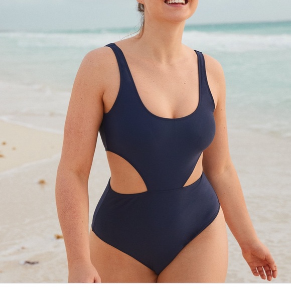 aerie black swimsuit